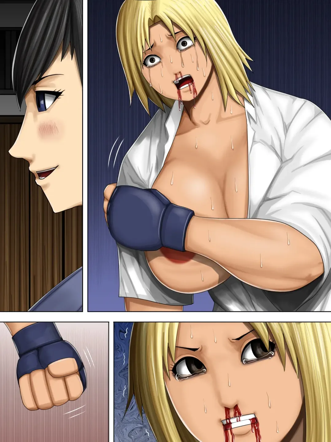 [Takasaki Jiro] Furyou Musume vs Aiki Jujitsu -Furyou Musume ga Juurin Sareru Kakutou Eroryona Manga- Fhentai - Page 45