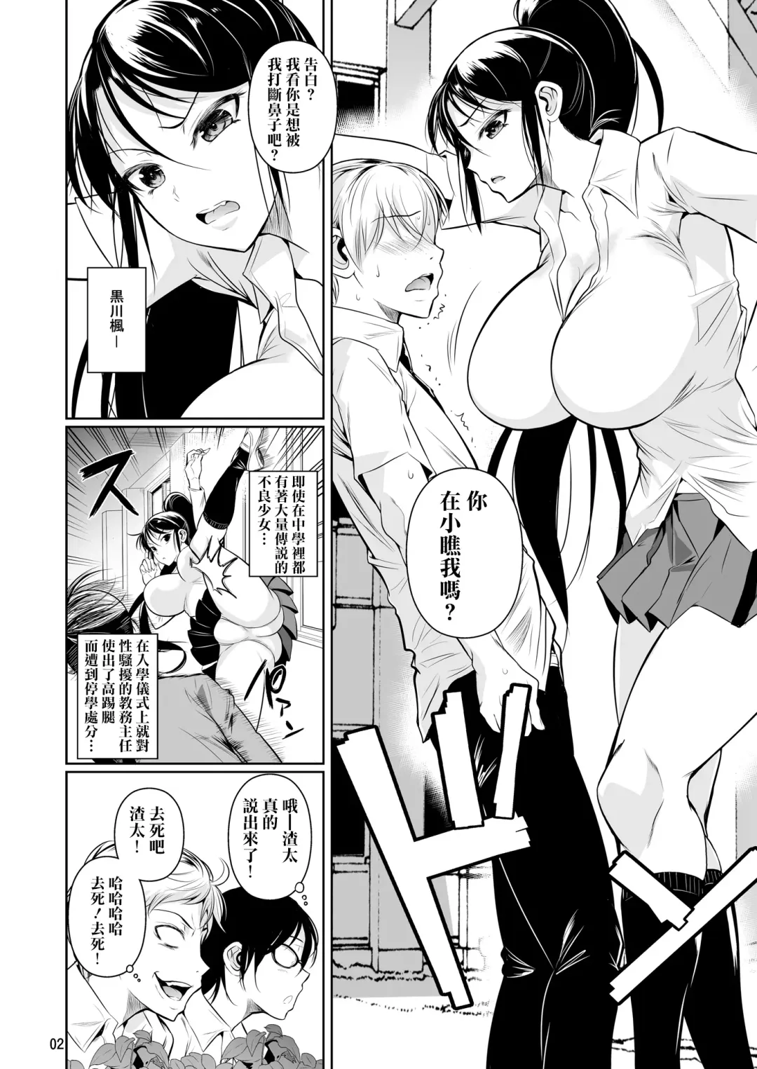 [Fuetakishi] Batsu Game de Yankee Onna ni Kokuttemita Fhentai - Page 4