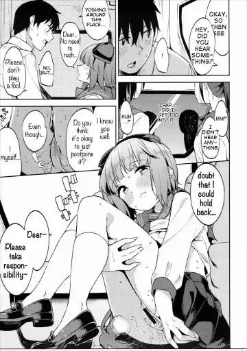 [Mame Denkyuu] Yorita Yoshino to Shachuu de Ichaicha Suru Hon | Making Out and Fucking Yorita Yoshino in a car Fhentai.net - Page 11