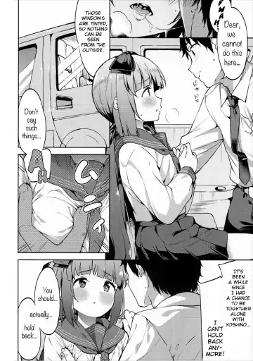 [Mame Denkyuu] Yorita Yoshino to Shachuu de Ichaicha Suru Hon | Making Out and Fucking Yorita Yoshino in a car Fhentai.net - Page 6