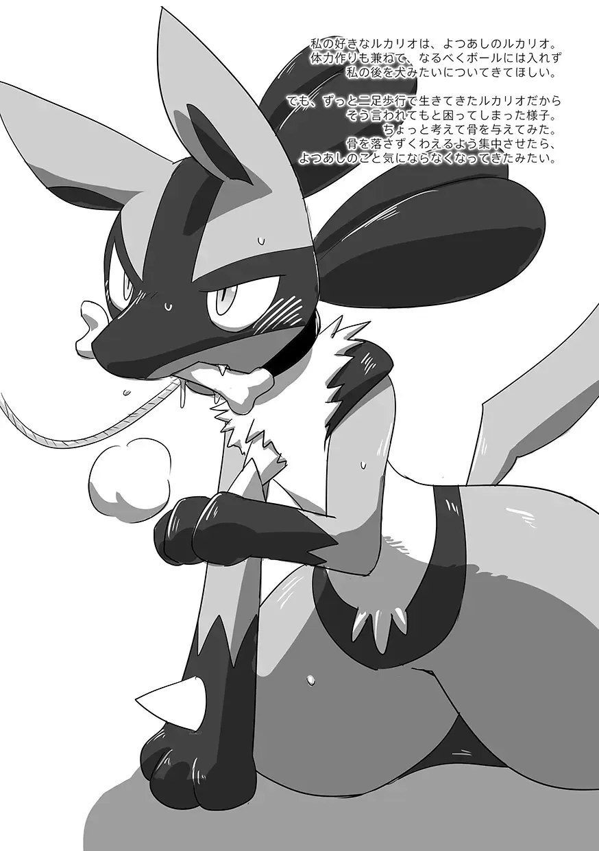 [Kurohane Karasu] Lucario Training Book「How to Train Your~」 Fhentai.net - Page 2