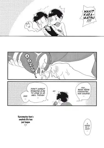 [Maccha] Mahou no Onaho to Tsunagacchatta Karamatsu no Hanashi! | The Story of Karamatsu Connecting with a Magical Onahole! Fhentai.net - Page 12