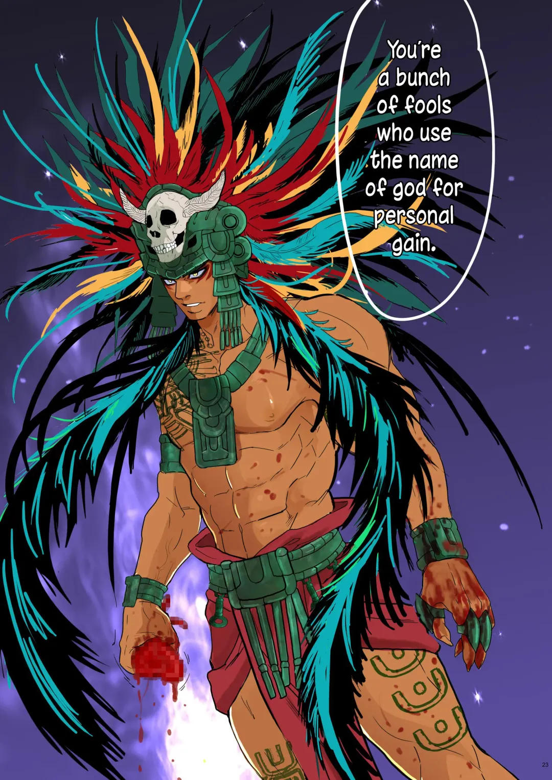 [Natsuo Monaka] Ikenie wa Ninpu | The Sacrifice is a Pregnant Man Fhentai - Page 22