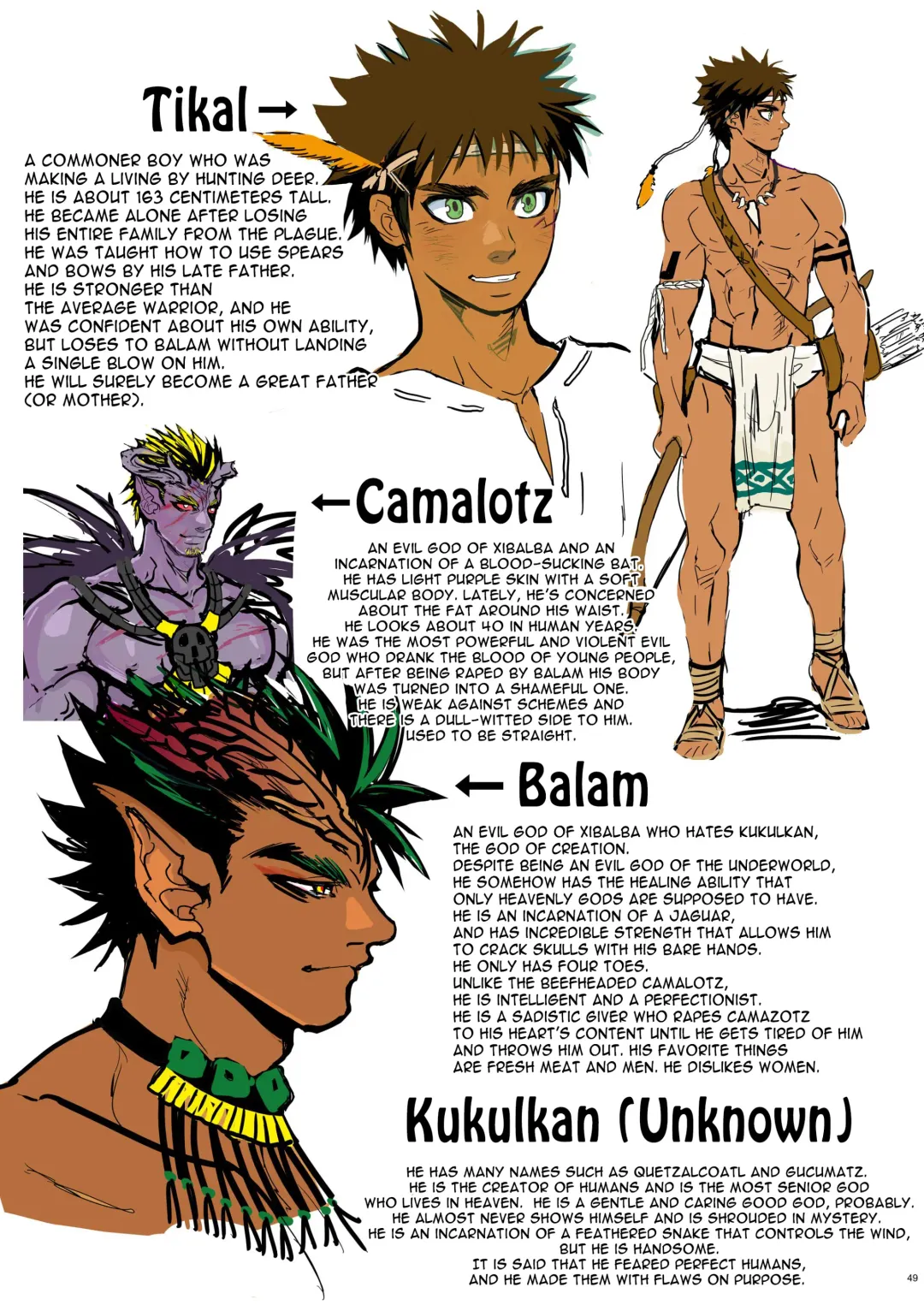 [Natsuo Monaka] Ikenie wa Ninpu | The Sacrifice is a Pregnant Man Fhentai - Page 48