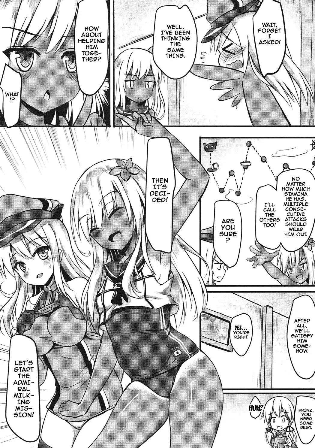 [Milkshake] Doitsu Kanmusu Seieki o Shiboridasu Sakusen Fhentai - Page 12