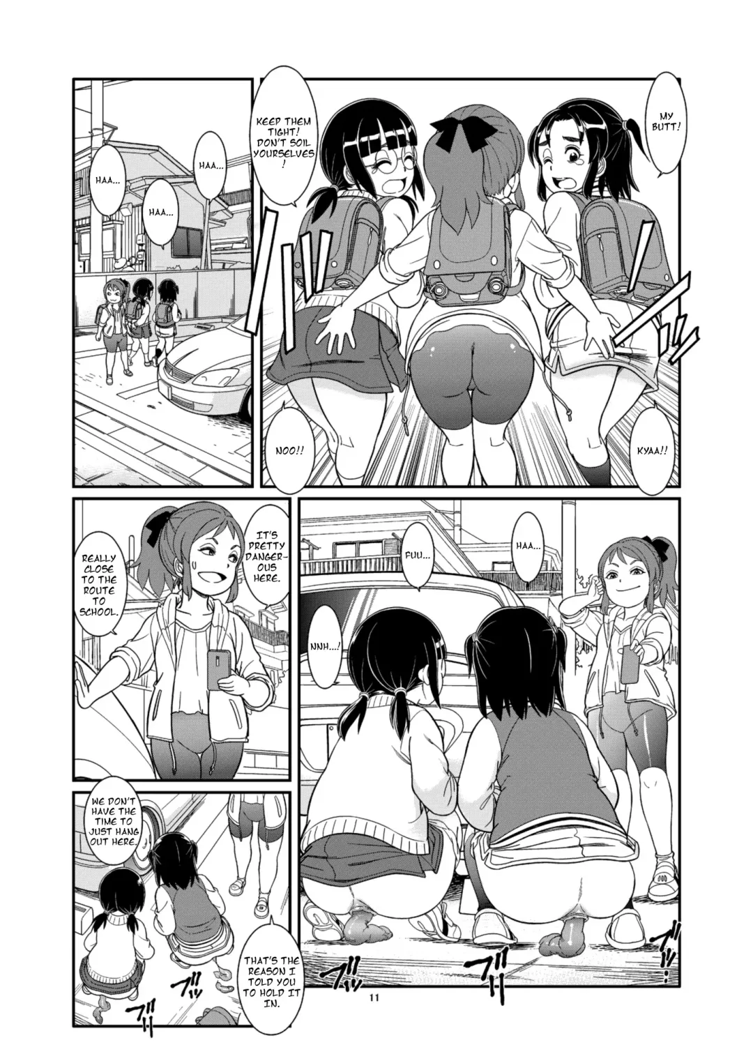 [Otokawa Kazuki] Unchi ya Oshikko de Kimochiyoku Naru Watashi-tachi Fhentai - Page 13