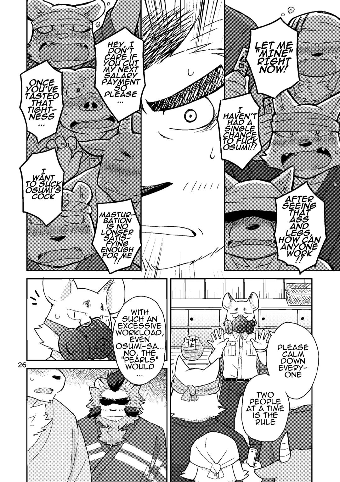 [Cotton] Shinju Koumyaku no Otoko-tachi | The Pearl Ore Men Fhentai - Page 27