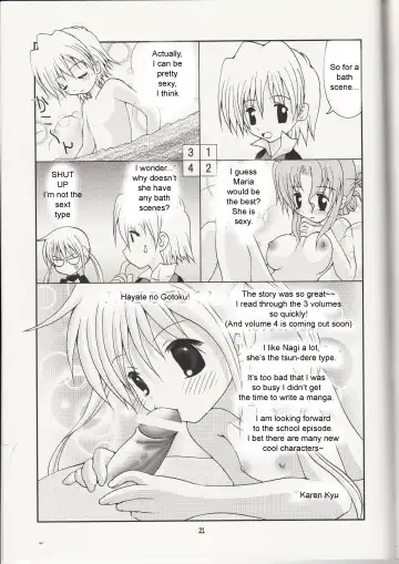[Karen Kyuu - Shido Mayuru] Hayate o Ijimenaide Fhentai - Page 20