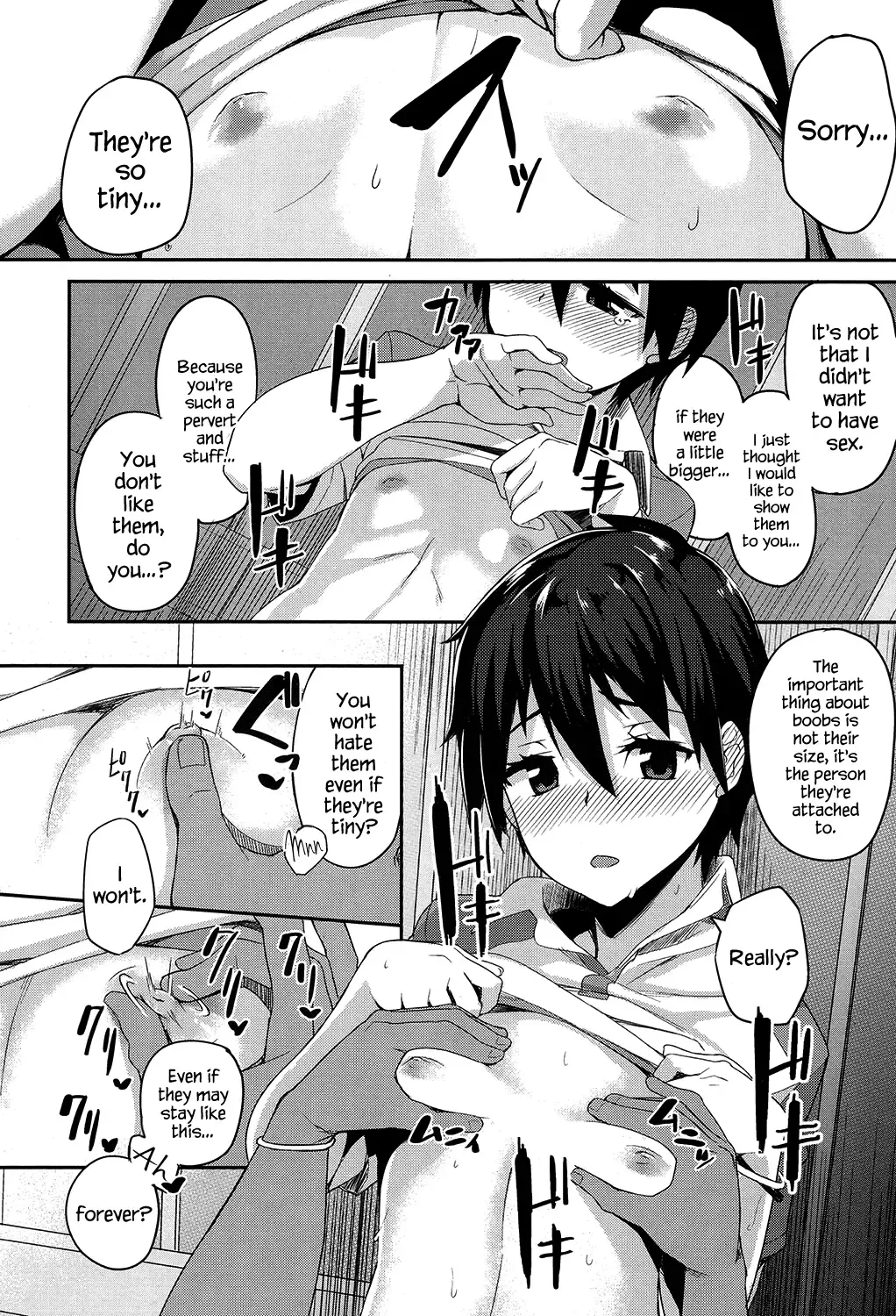 [Ishizuchi Ginko] Hinchichi Kanojo to Gattsuki Kareshi | Flat-chest Girlfriend & Clingy Boyfriend Fhentai - Page 14