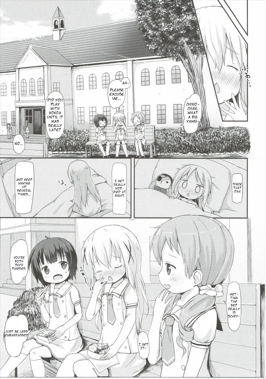 [Lolisin] Moshikashite, Chino-chan Onesho Shichatta no?? 2 Fhentai - Page 6