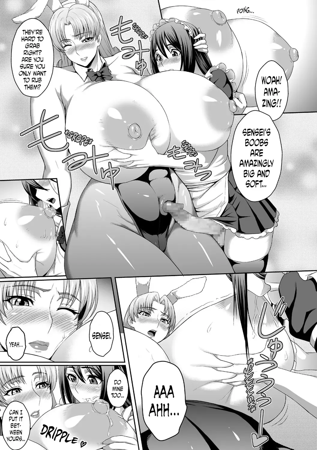 [Kuroharuto] Nikushoku Usagi Sensei | Carnivorous Bunny Teacher Fhentai - Page 9