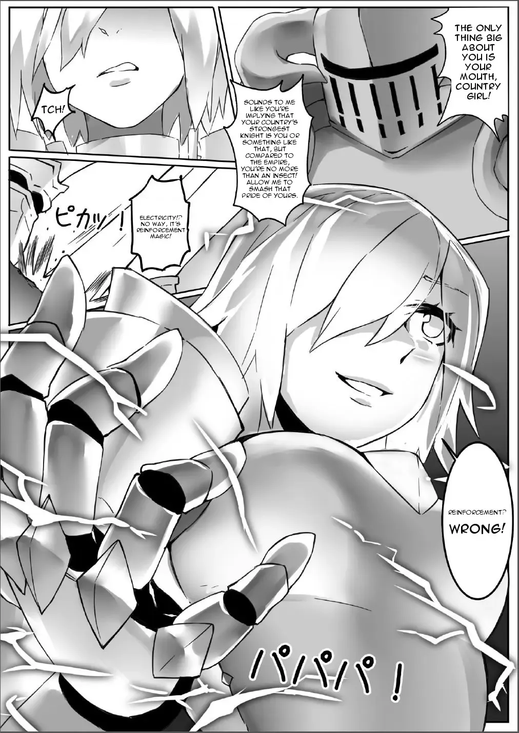 [Kazan No You] Kyodai Onna Kishi, Teikoku ni Mairu | A Giant Female Knight Goes to the Empire Fhentai - Page 3