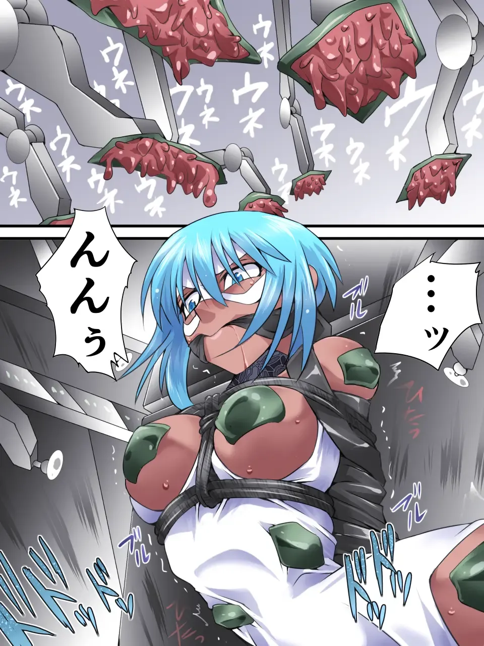 Superheroine Yuukai Ryoujoku 10 - Superheroine in Distress  Silverlight Ray II Fhentai - Page 18