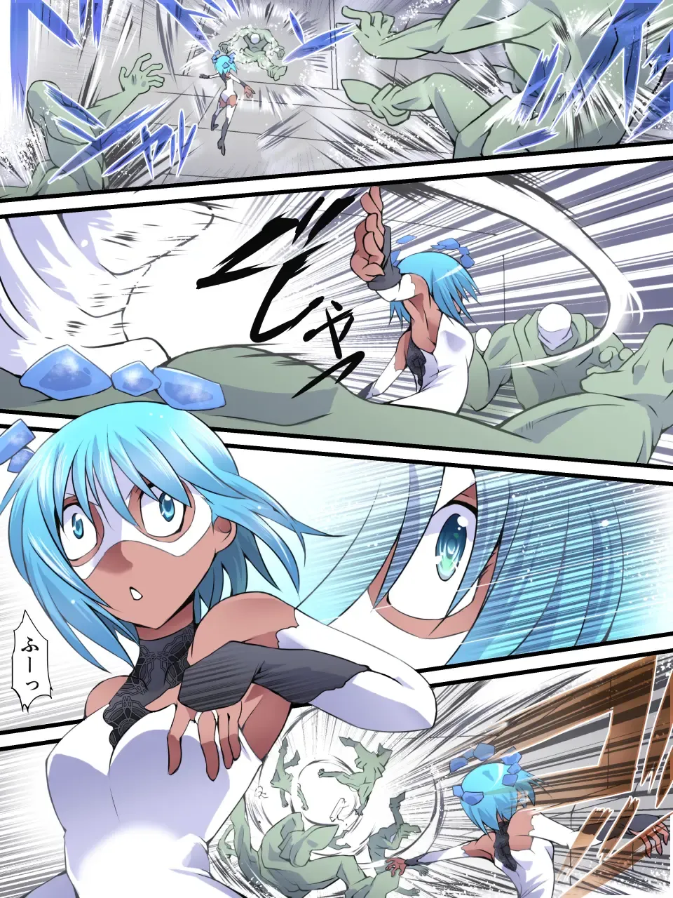 Superheroine Yuukai Ryoujoku 10 - Superheroine in Distress  Silverlight Ray II Fhentai - Page 4