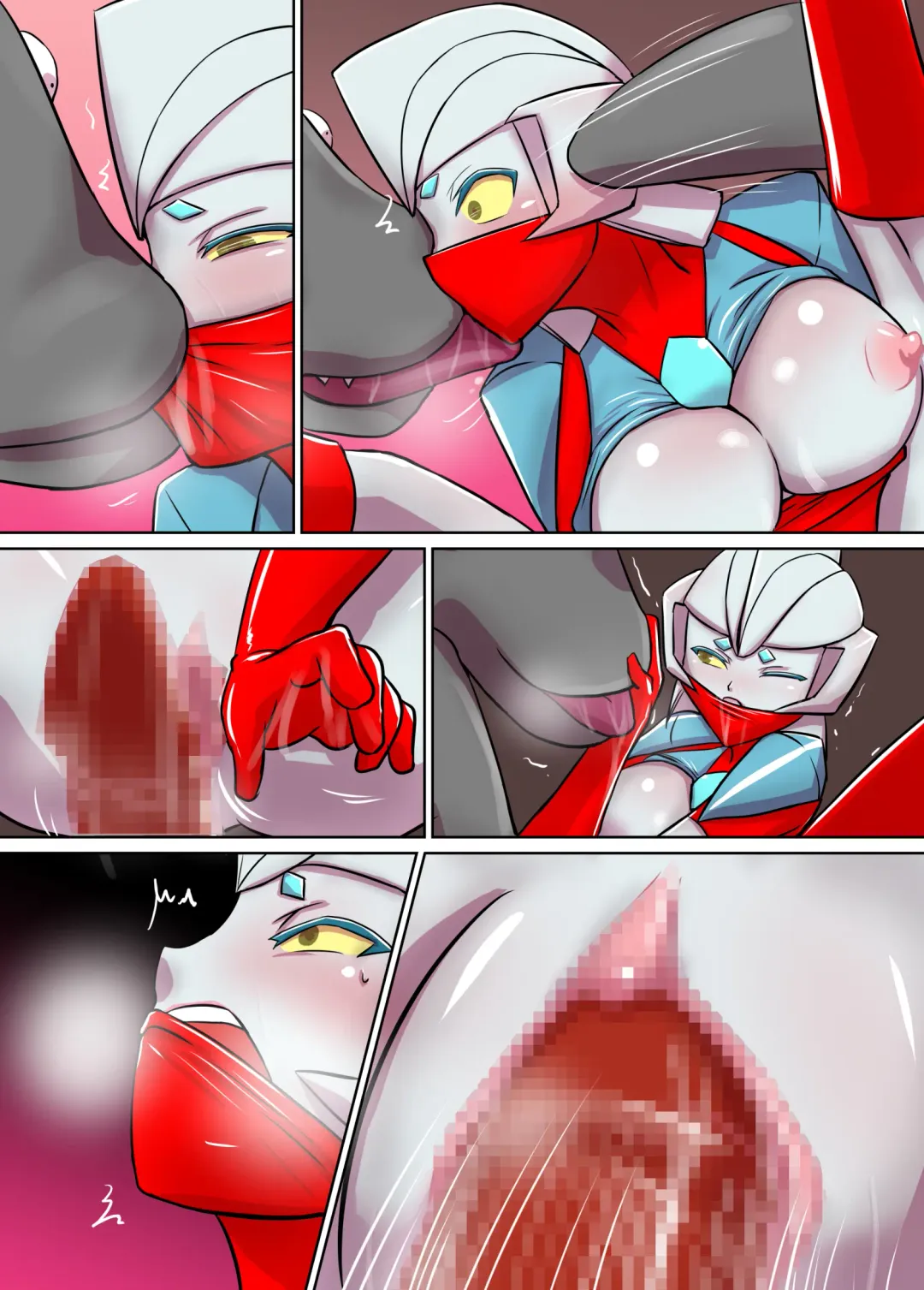 Tokusatsu Heroine Series - Rusty Comet Ch. 1 - Rusty Comet Shutsudou Fhentai - Page 50