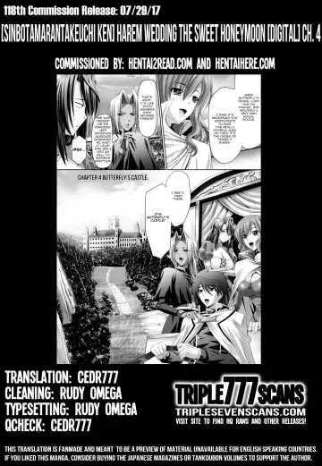 [Sinbo Tamaran] Harem Wedding The Sweet Honeymoon Ch. 1-6 Fhentai.net - Page 106