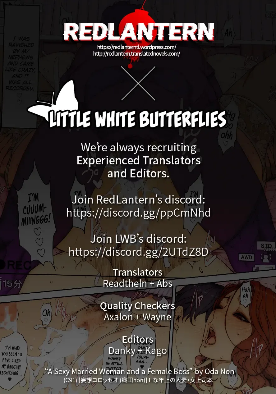 [Oda Non] H na Toshiue no Hitozuma Onna Joushi Bon | A Sexy Married Woman & A Female Boss Fhentai - Page 32