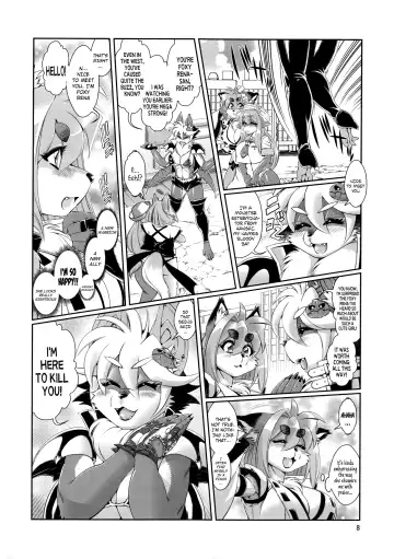 [Amakuchi] Mahou no Juujin Foxy Rena 5 (decensored) Fhentai - Page 9