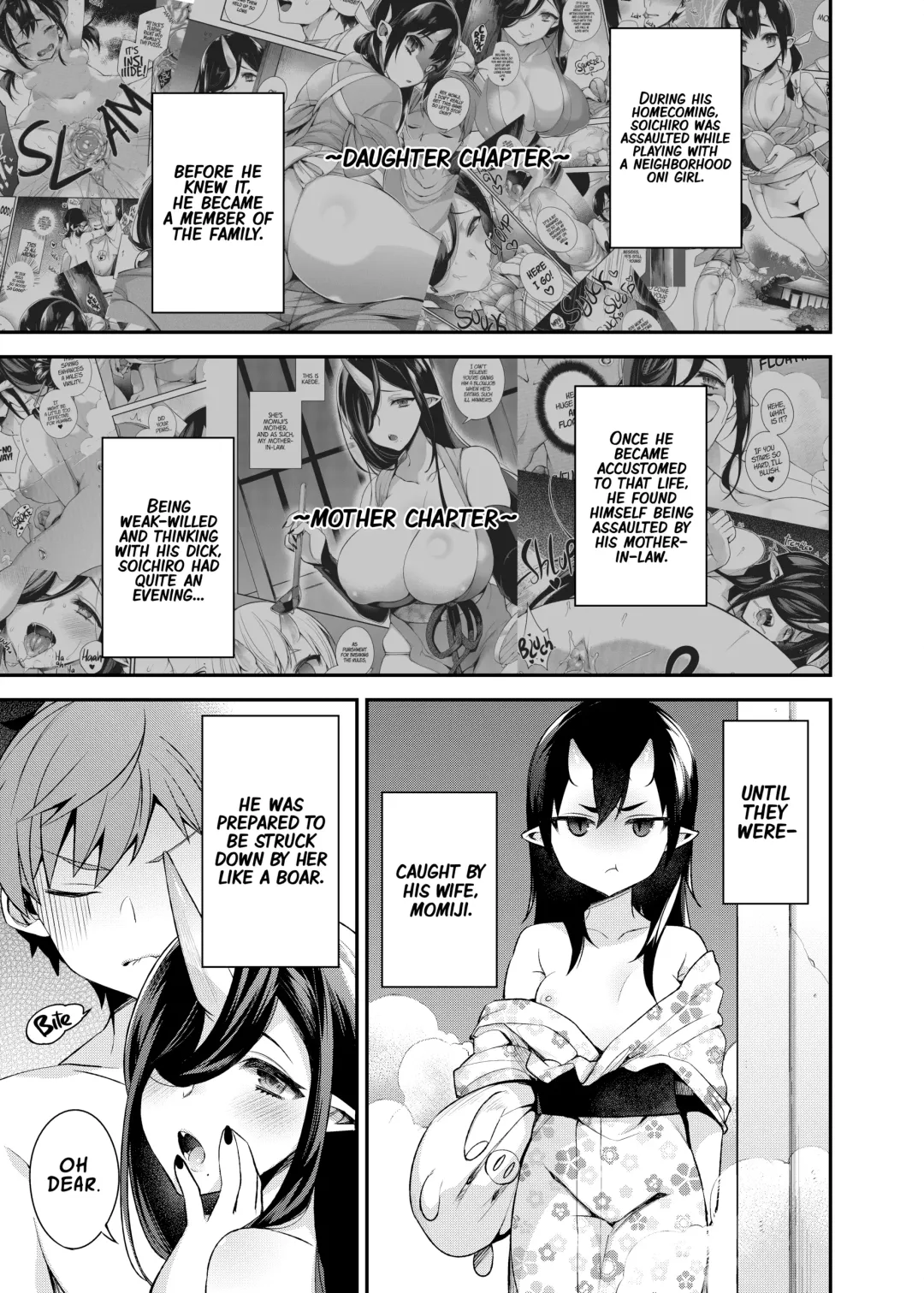 [Shindou] Mating with Oni ~Mother & Daughter Chapter~ Fhentai.net - Page 2