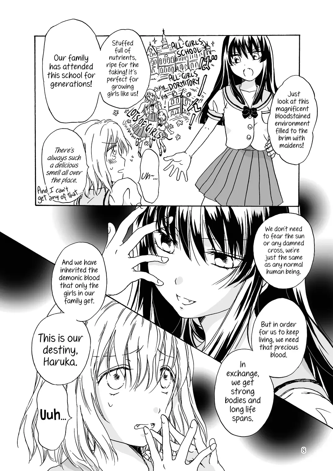 [Mira] Kiss Me! Vampire Girls Fhentai.net - Page 8