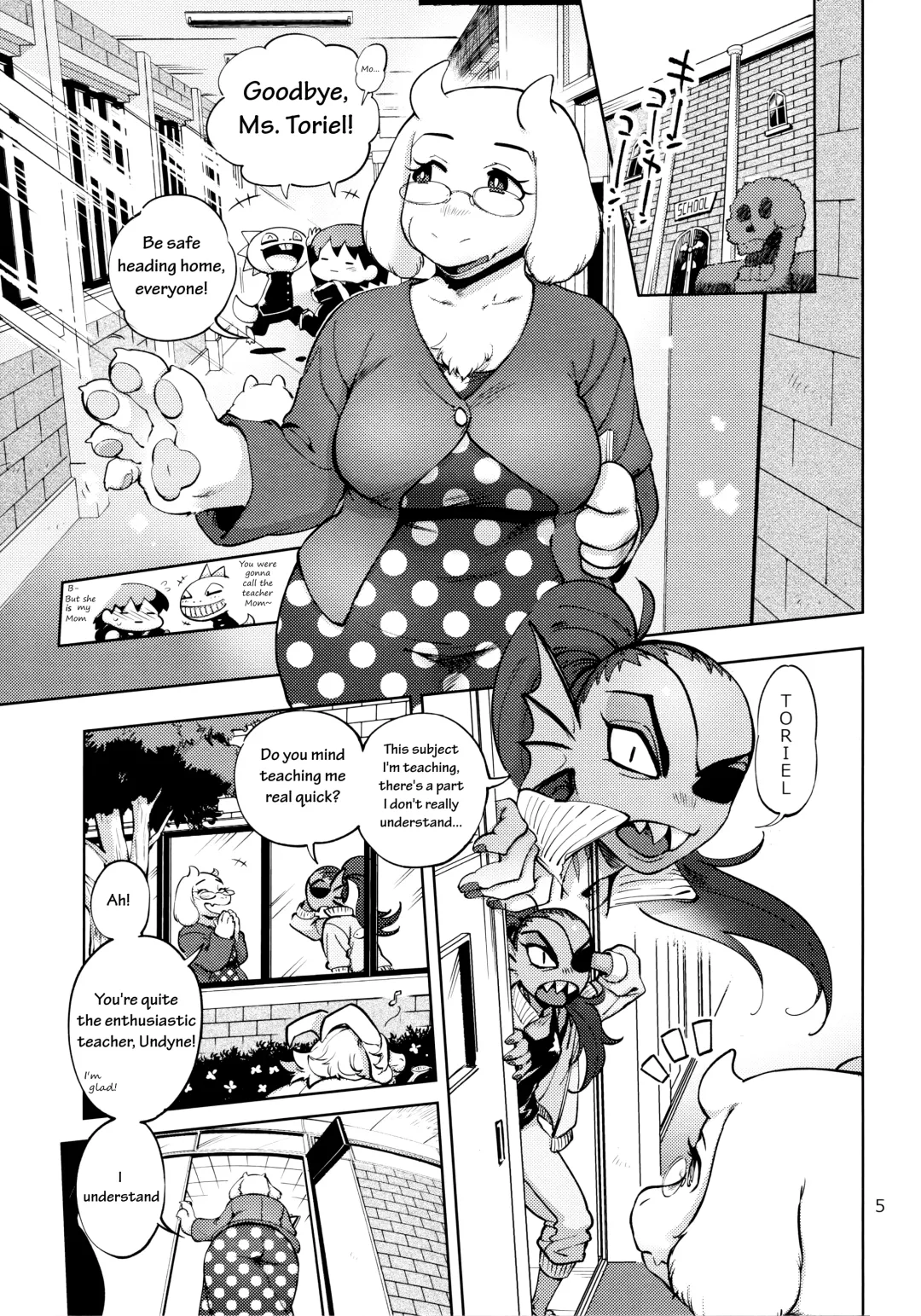 [Namboku] Oshiete TORIEL-sensei | Teach Me TORIEL-sensei Fhentai - Page 6