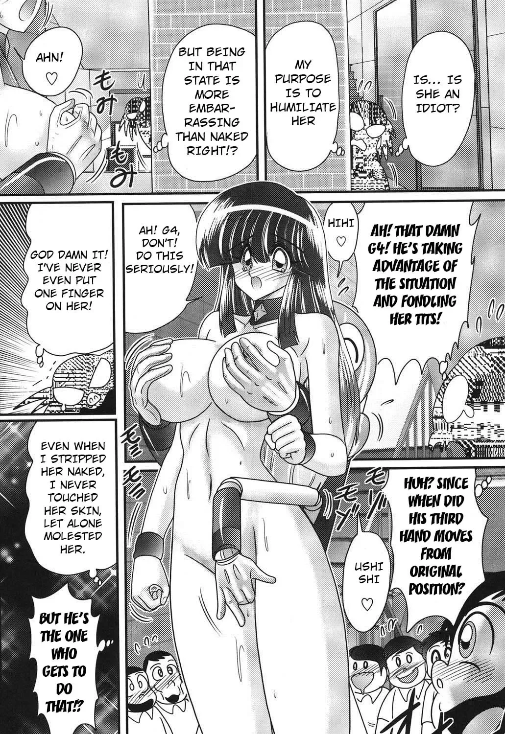 [Kamitou Masaki] Sailor Fuku ni Chiren Robo Yokubou Kairo | Sailor uniform girl and the perverted robot Ch. 4 Fhentai.net - Page 14