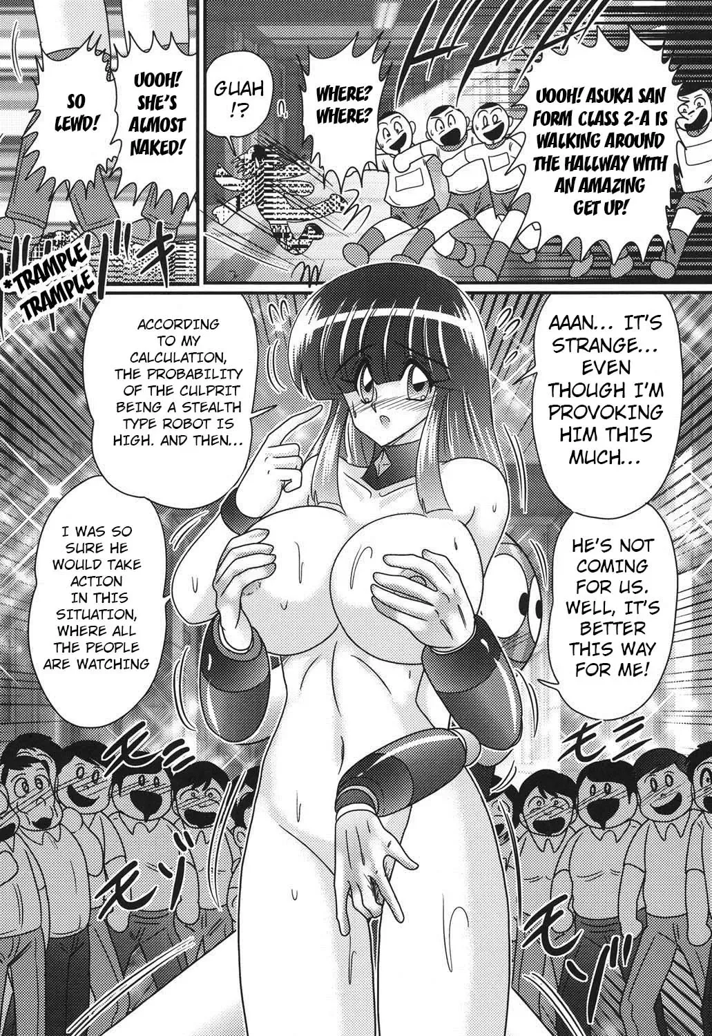 [Kamitou Masaki] Sailor Fuku ni Chiren Robo Yokubou Kairo | Sailor uniform girl and the perverted robot Ch. 4 Fhentai.net - Page 18