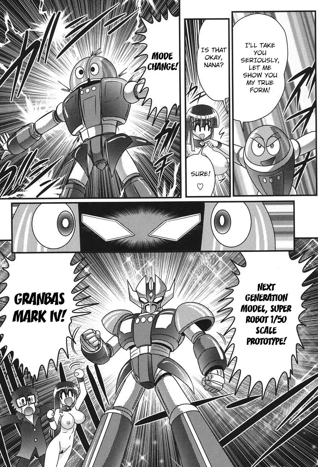 [Kamitou Masaki] Sailor Fuku ni Chiren Robo Yokubou Kairo | Sailor uniform girl and the perverted robot Ch. 5 Fhentai - Page 18