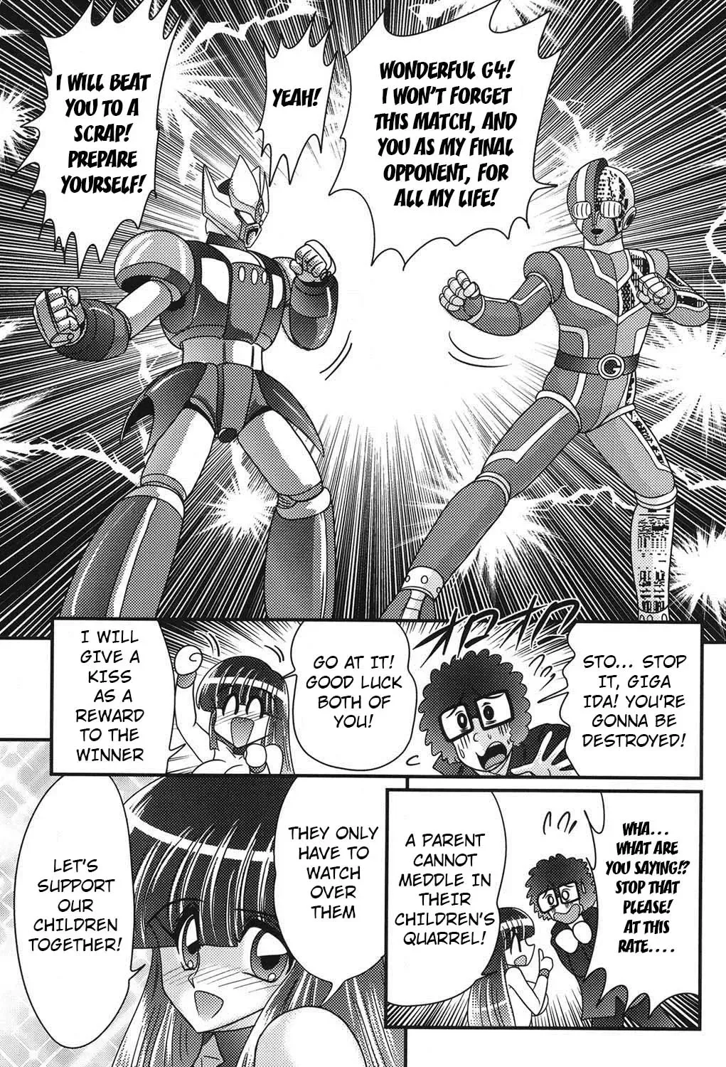 [Kamitou Masaki] Sailor Fuku ni Chiren Robo Yokubou Kairo | Sailor uniform girl and the perverted robot Ch. 5 Fhentai - Page 19