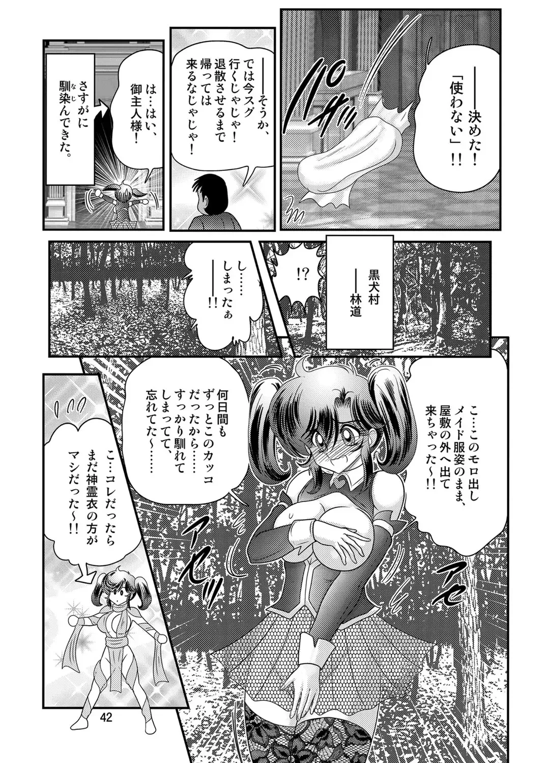 [Kamitou Masaki] Seirei Tokusou Fairy Saber W Kuro Kanjuu Fhentai - Page 43