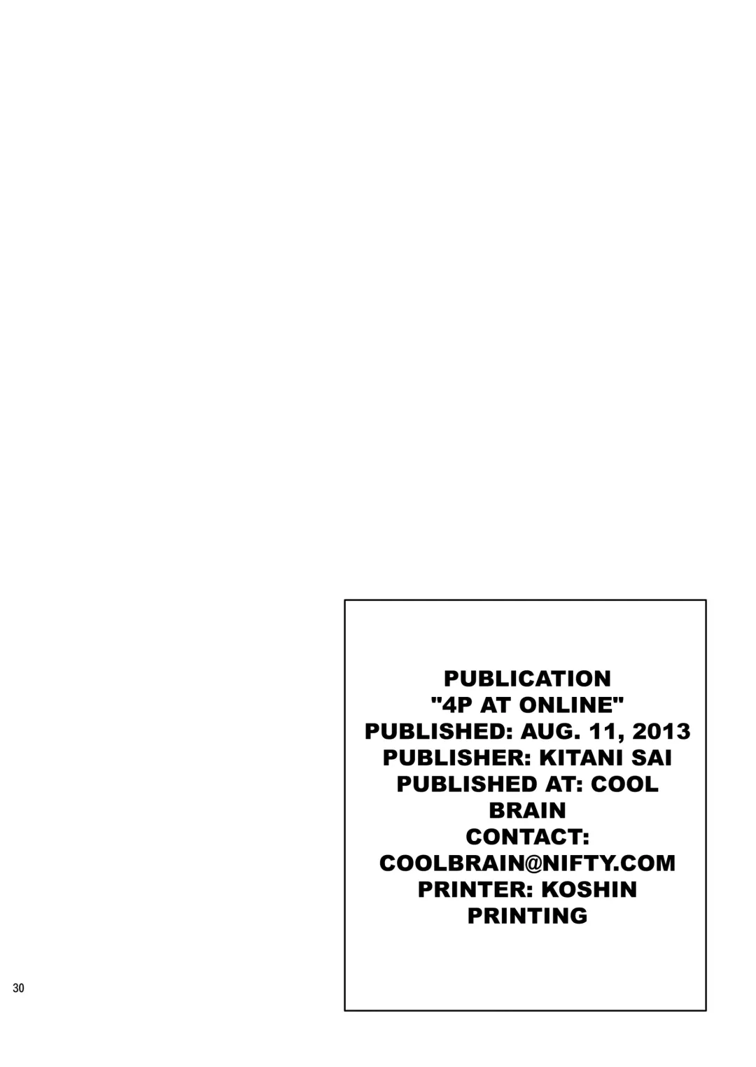 [Kitani Sai] 4P at Online Fhentai - Page 29