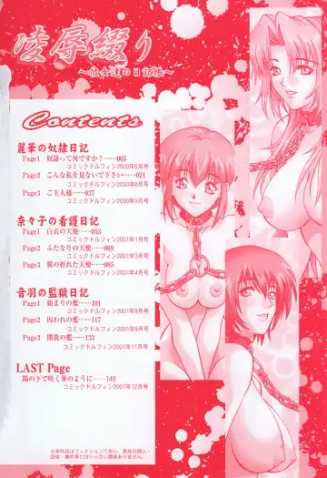 [Kitakata Kuniaki] Ryoujoku Tsuzuri ~Kanojo-tachi no Nikkichou~ Fhentai - Page 6