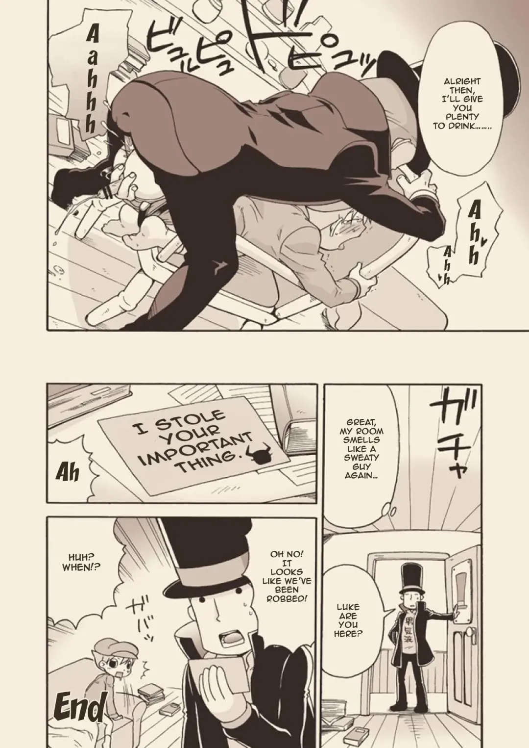 [Uchida Junta] Luke to Meisou suru Otona (Professor Layton) full version Fhentai.net - Page 60