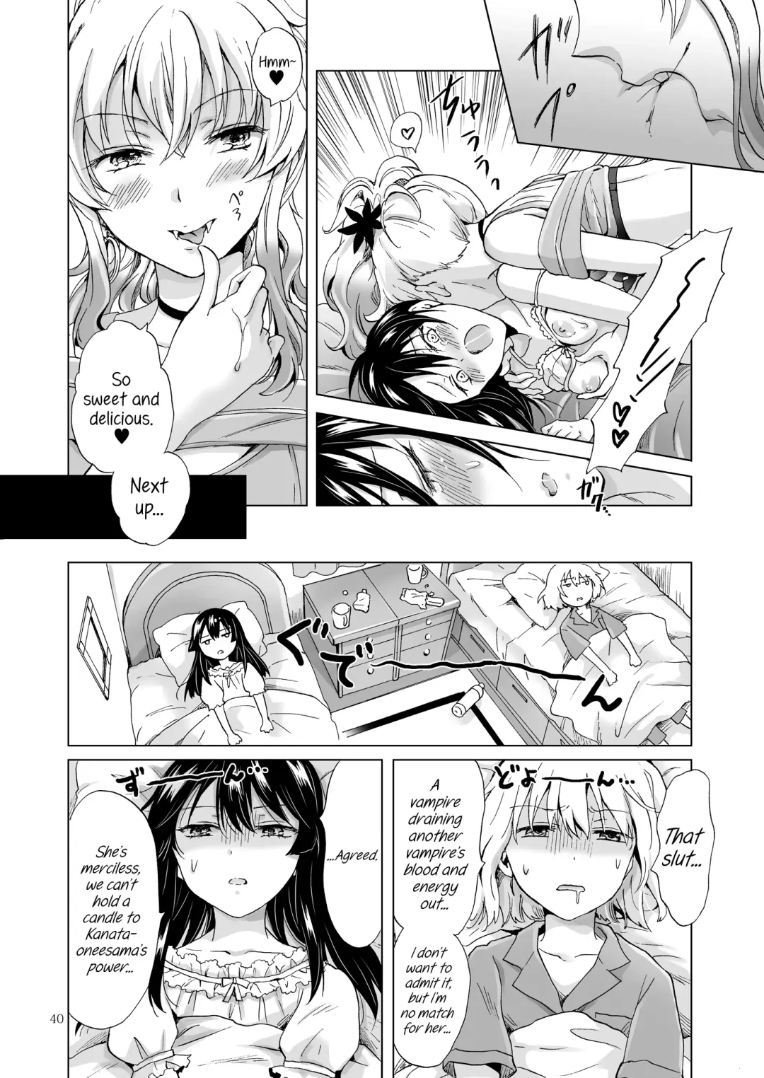 [Mira] Kiss Me! Vampire Girls -Sisters Party- Fhentai - Page 40