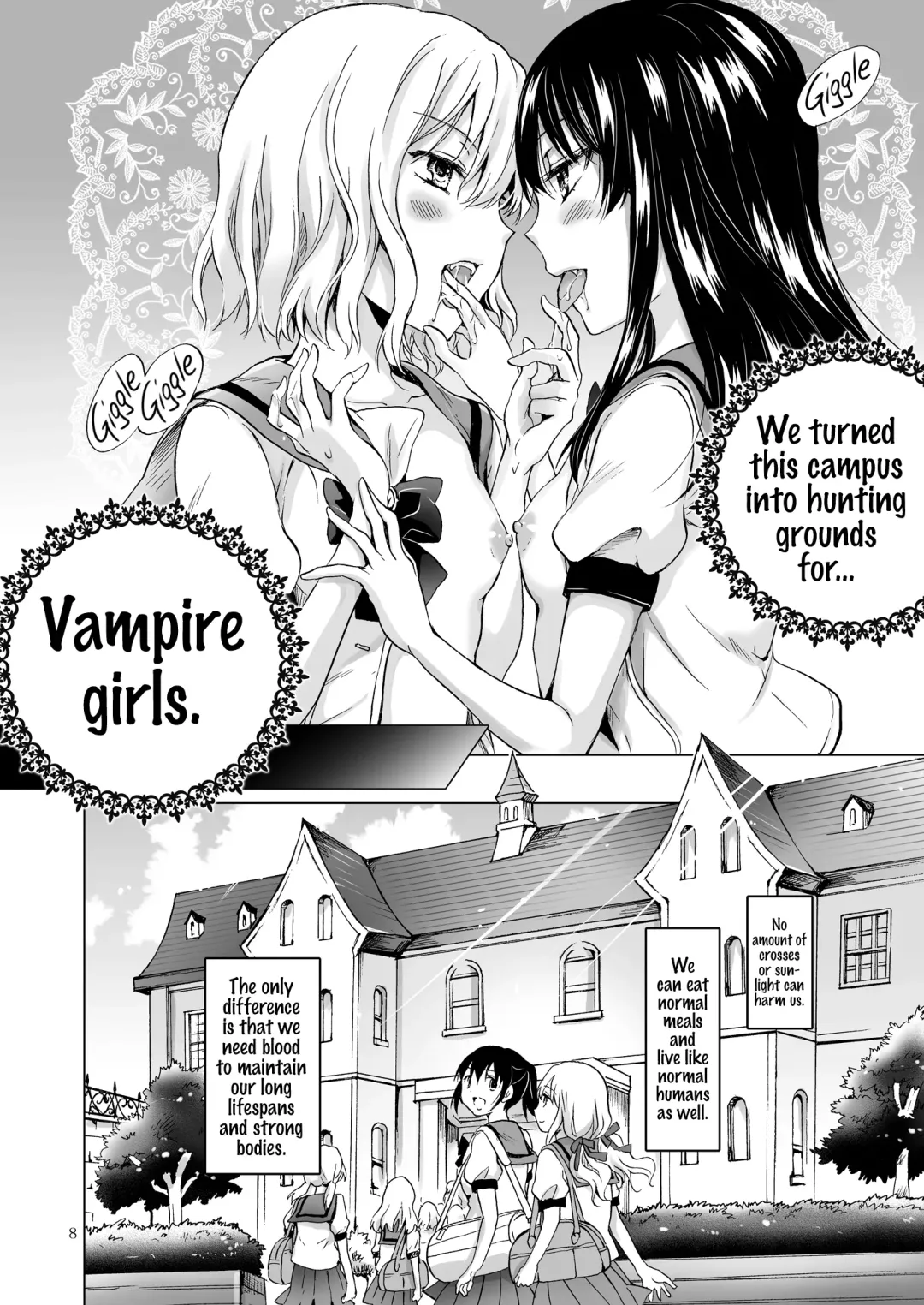 [Mira] Kiss Me! Vampire Girls -Sisters Party- Fhentai - Page 8