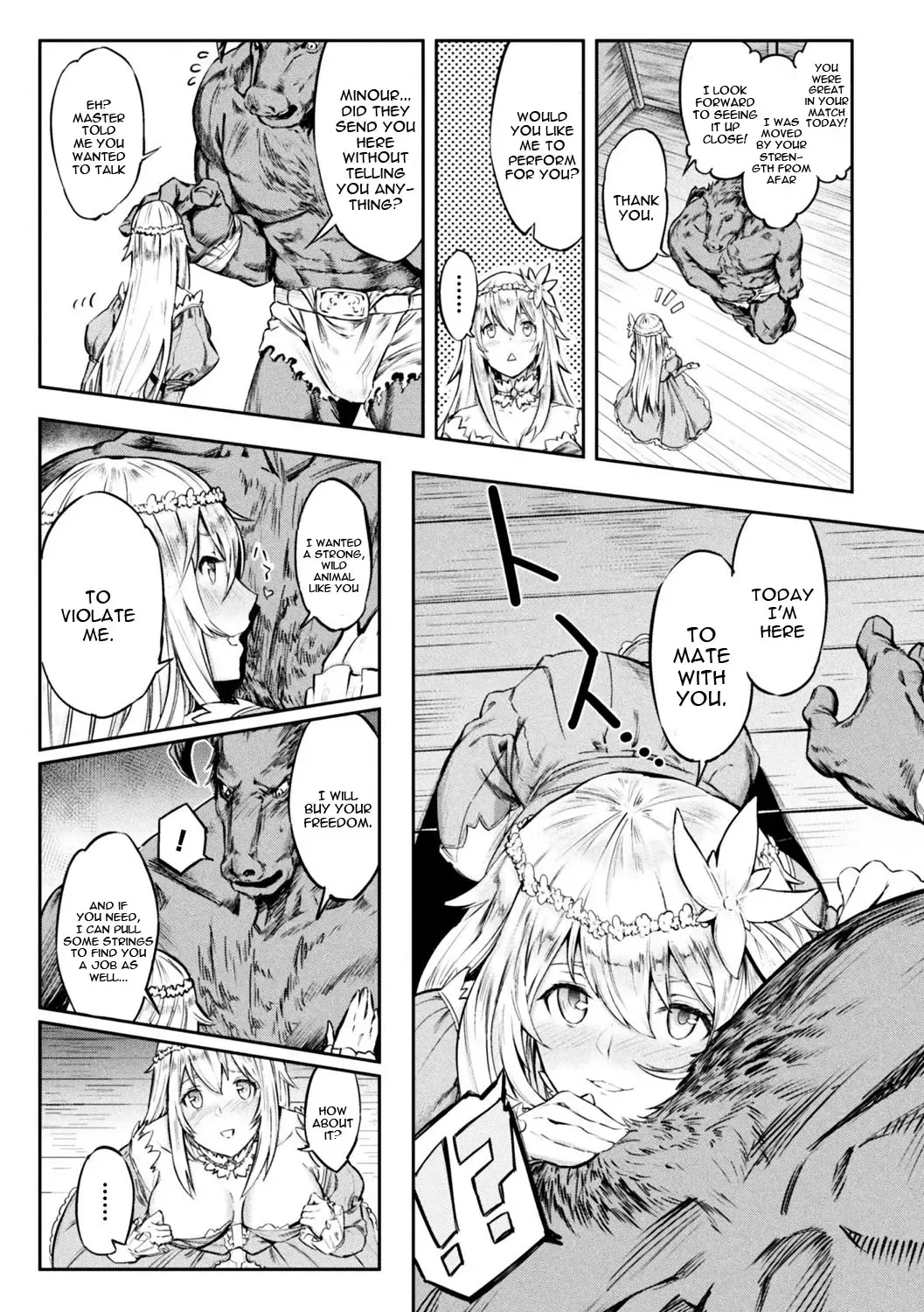 [Hihiyama Yokikana] Tensei Shite Minotauros ni Natta Ojou-sama ni Semarareta ken Fhentai.net - Page 3