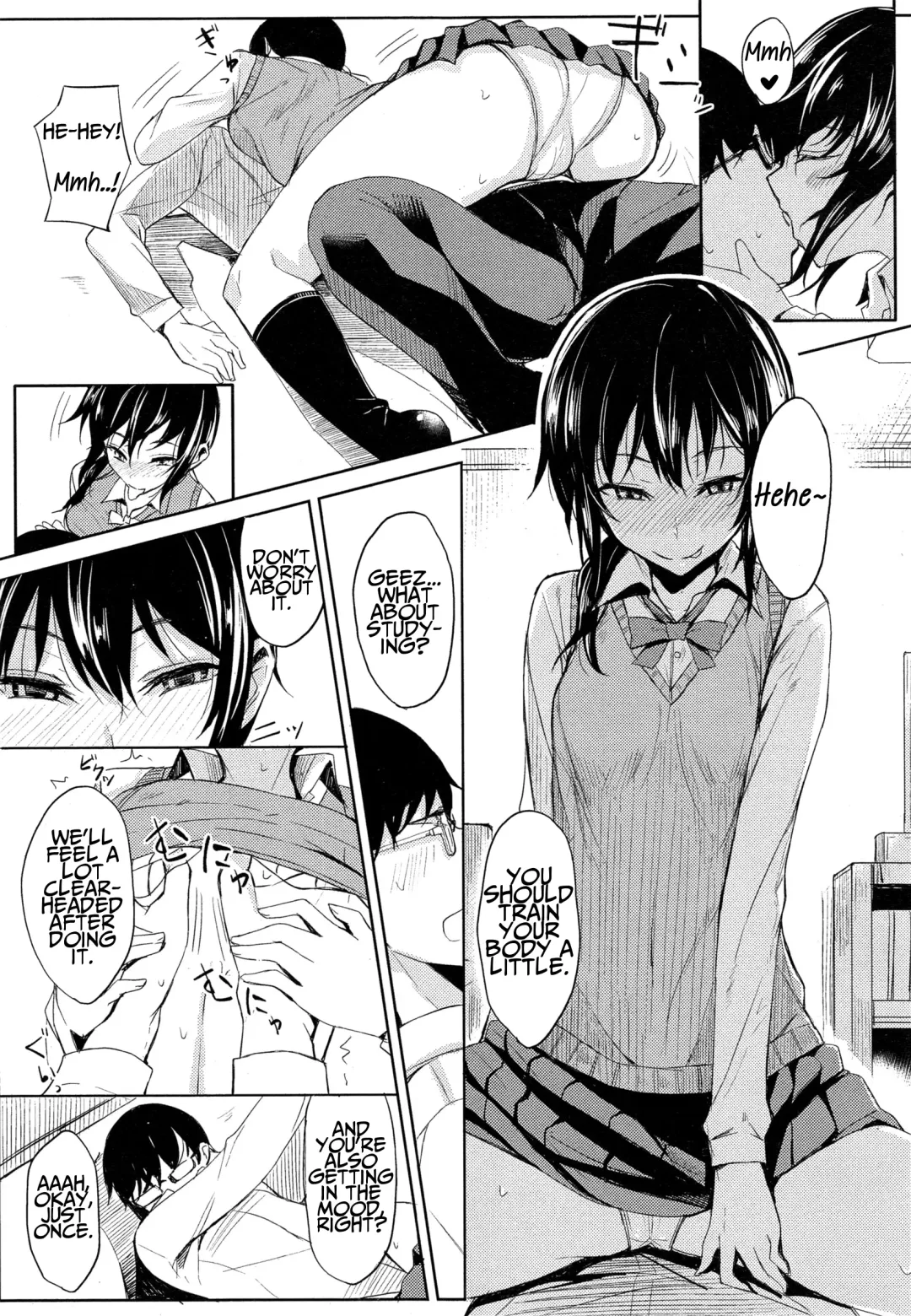 [Rage] Benkyou no Ikinuki ni | Taking a Break from Studying Fhentai - Page 3