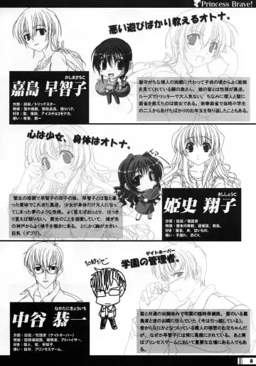 [Miyama Zero] Princess Brave! Jantaku no Kishi - Settei Gengashuu Fhentai - Page 7