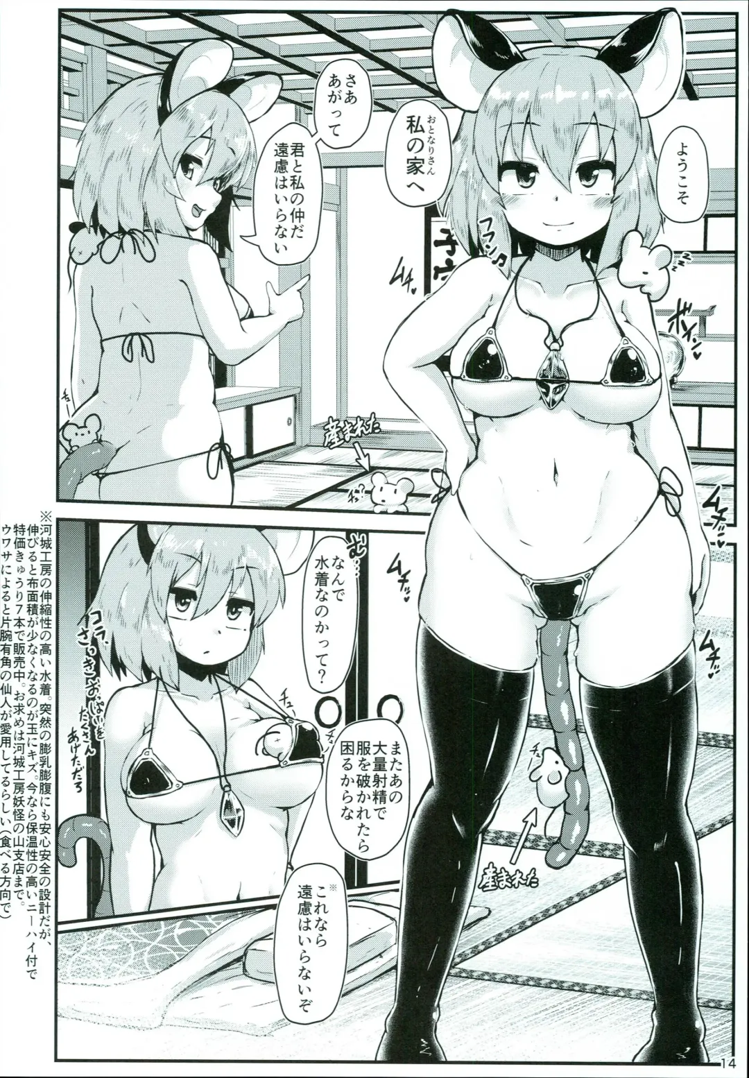 [Peso] Otonari no Nazrin wa Hanshokuki Fhentai.net - Page 14