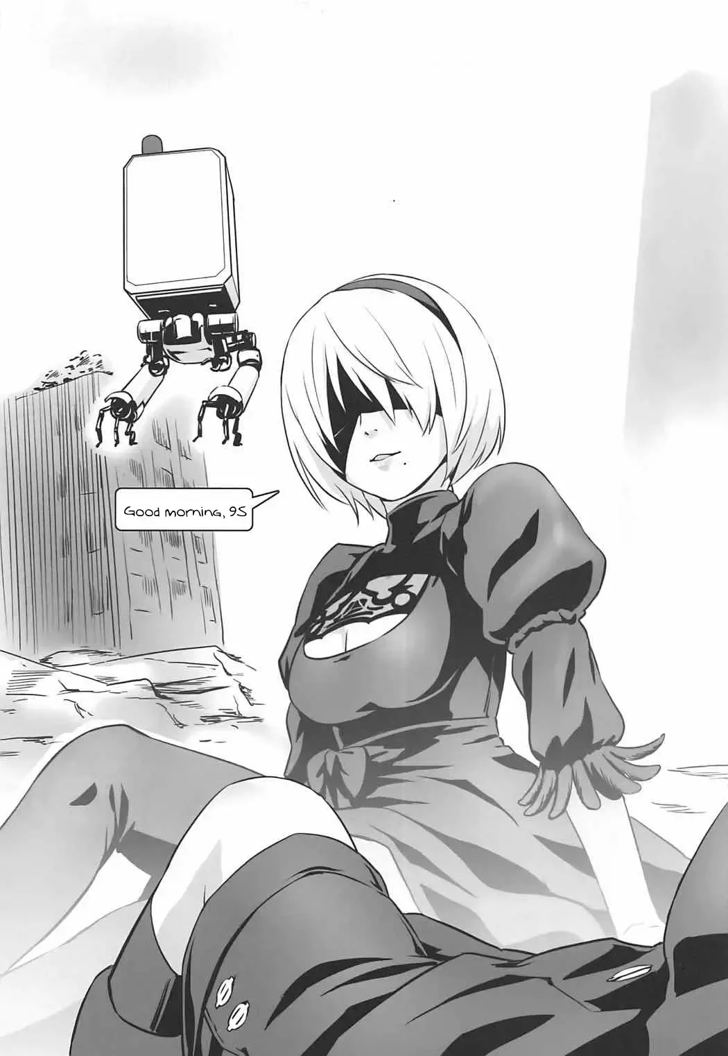 [Shungiku Tenudon] YoRHa 2B-iro Fhentai.net - Page 4