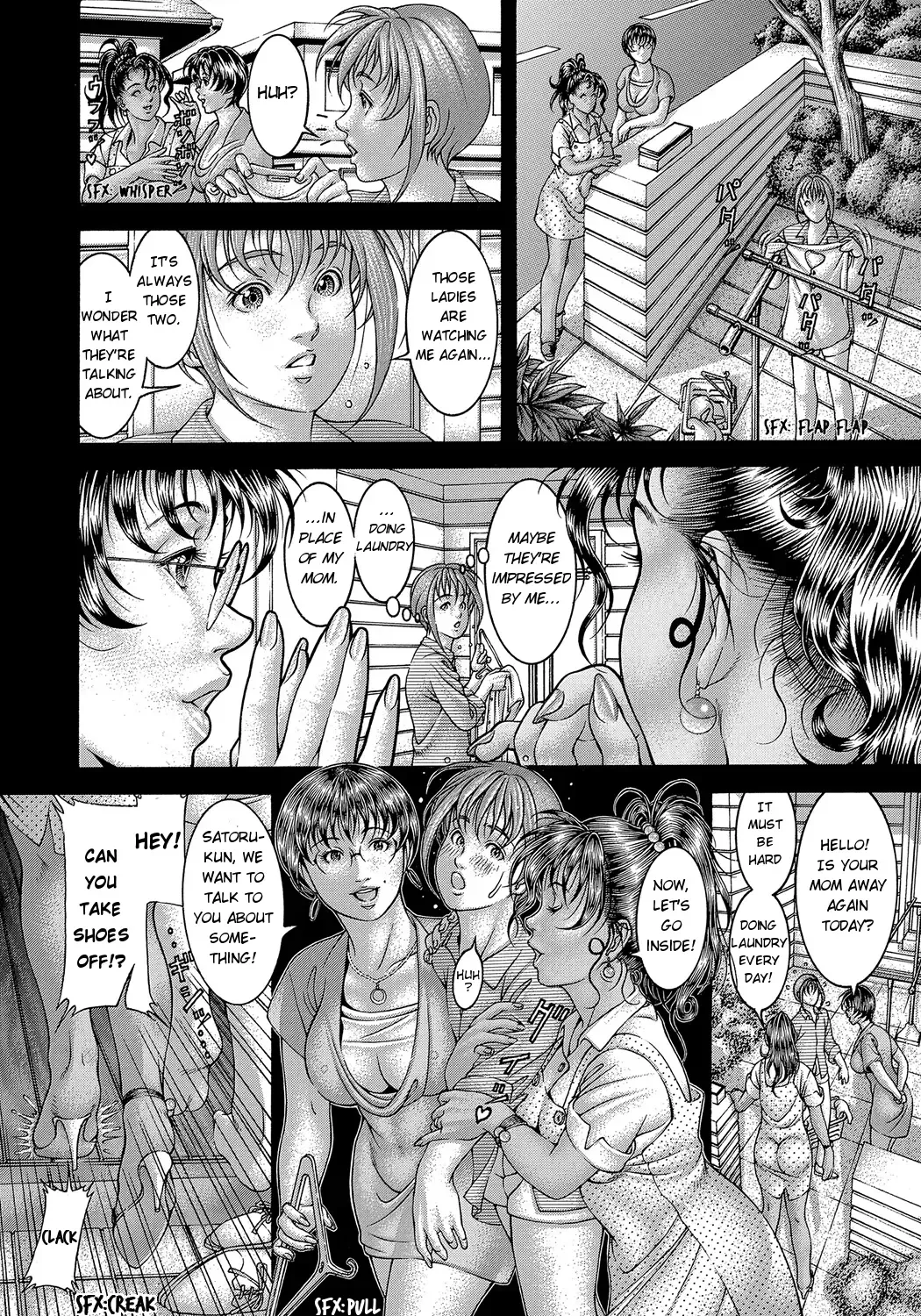 [Moriya Makoto] Sakunyuu Fujin -Satoru-kun no Sainan- | Vacuum Madam: Satoru-kun's Misfortune Fhentai.net - Page 4