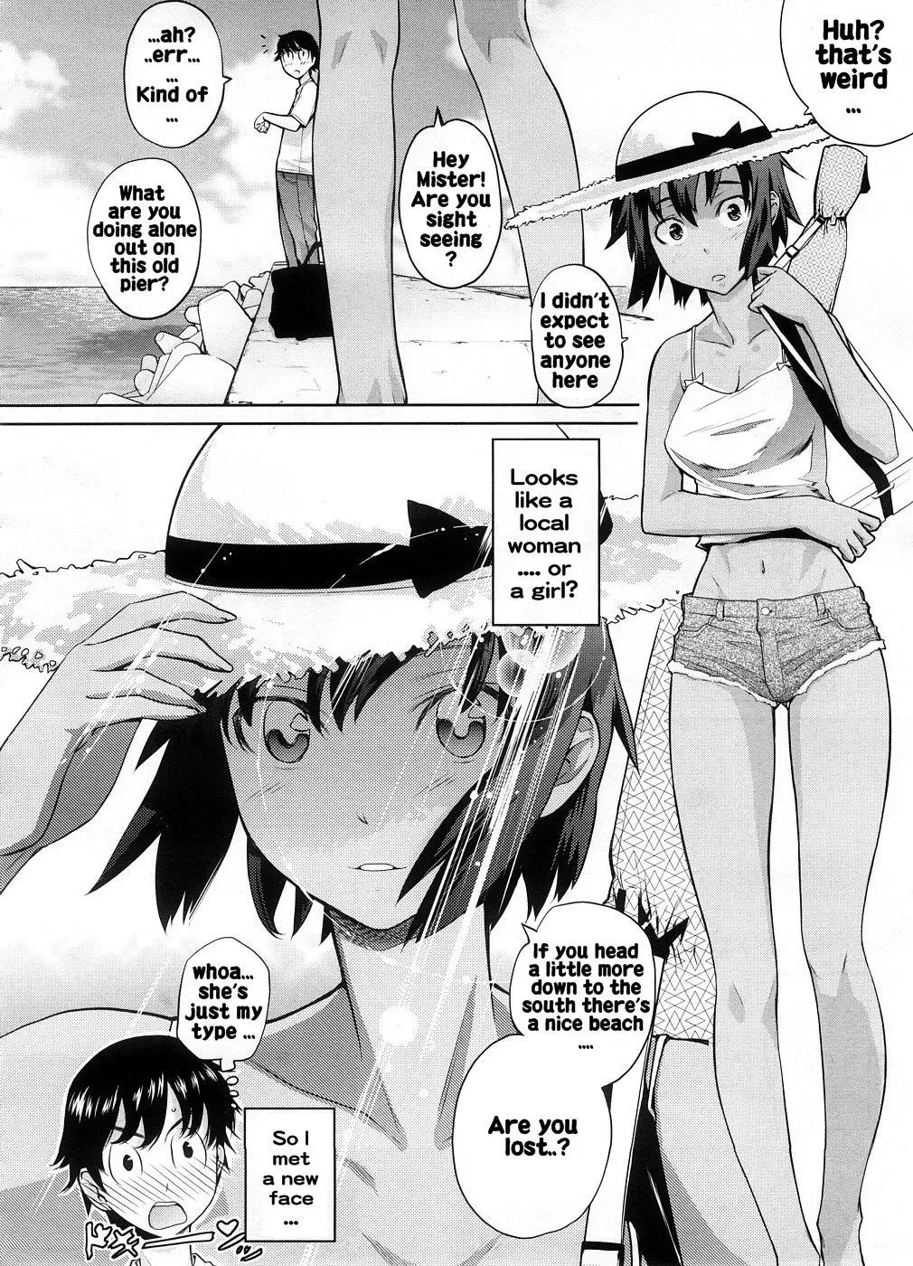 [Teri Terio] Umi de Aetara | If we could meet by the sea (decensored) Fhentai.net - Page 2