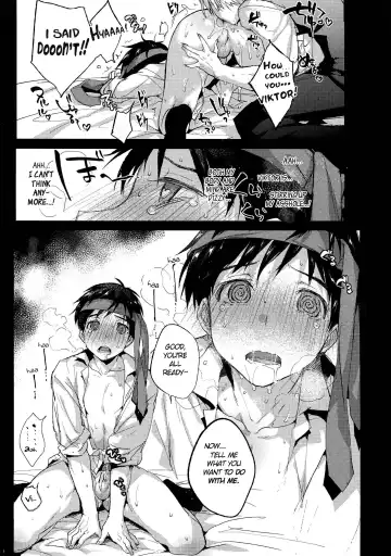 [Booch] Katsuki Yuuri no Chokuchou ni Vodka o Sosogikonde xxx Saseru | Let's Pour Vodka inside Katsuki Yuuri's Asshole and XXX Him After (decensored) Fhentai - Page 8
