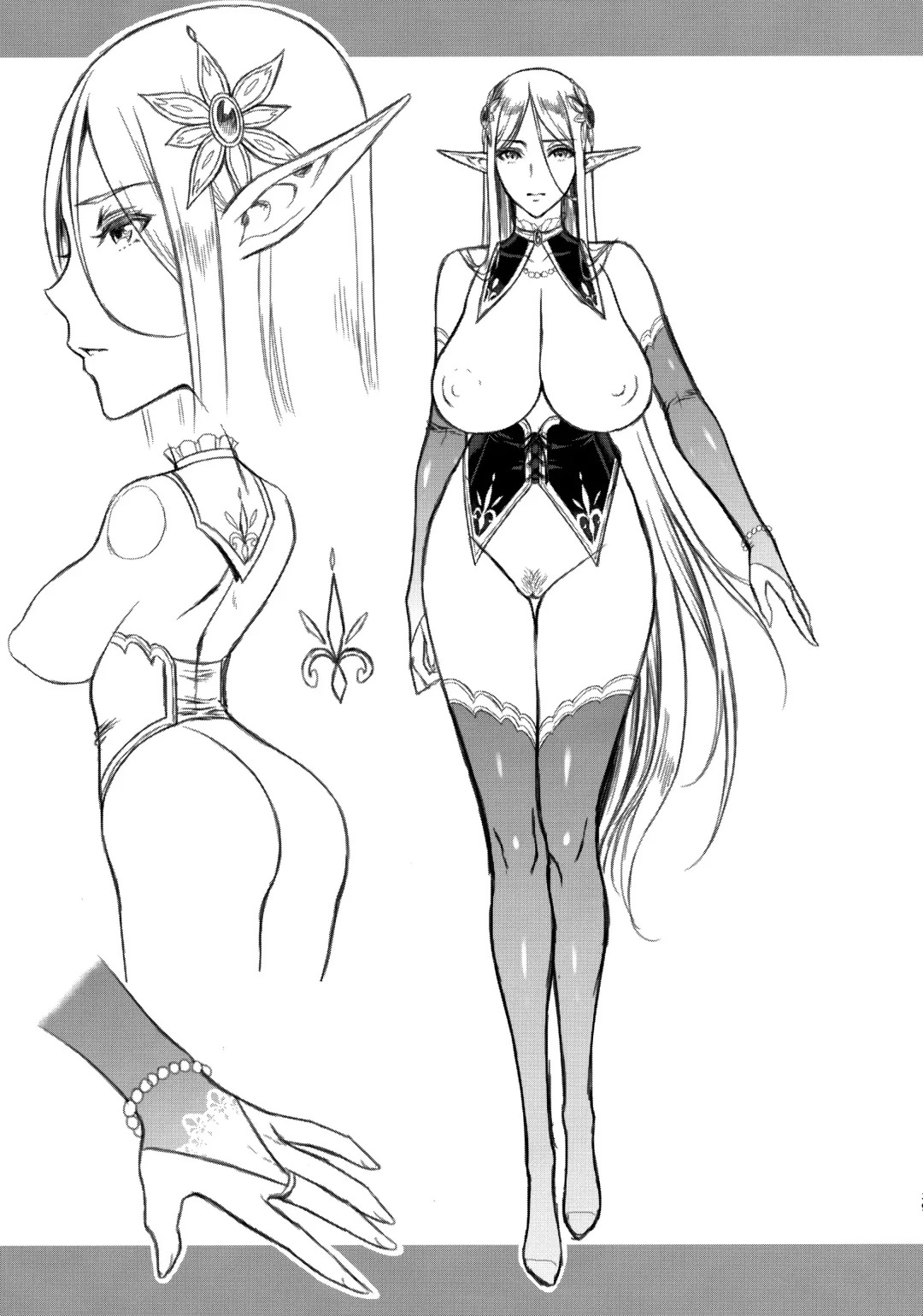 [Usagi Nagomu] Tasogare no Shou Elf Fhentai - Page 38