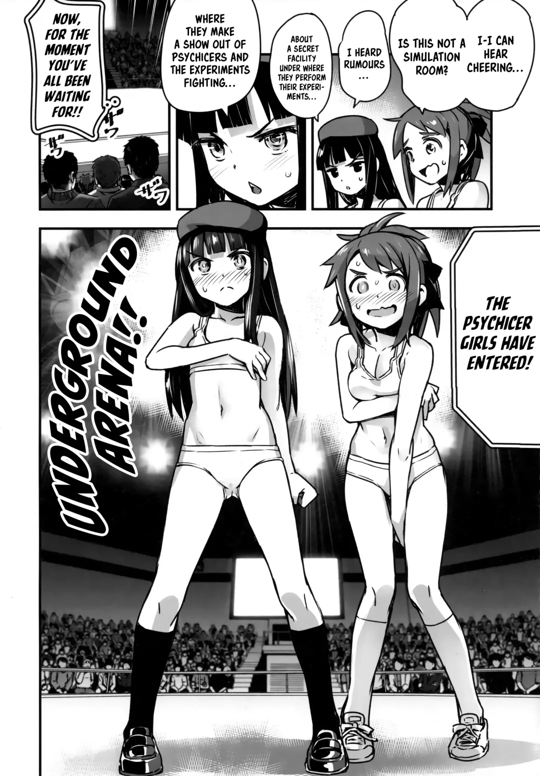 [Nanashi] Hadakahime Honoka San Kyodai Osubuta vs Chounouryoku Shoujo! Fhentai - Page 10