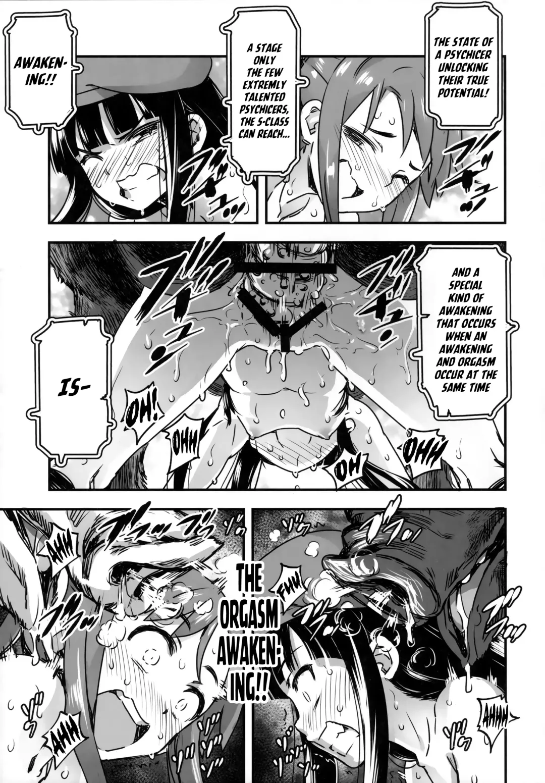 [Nanashi] Hadakahime Honoka San Kyodai Osubuta vs Chounouryoku Shoujo! Fhentai - Page 45