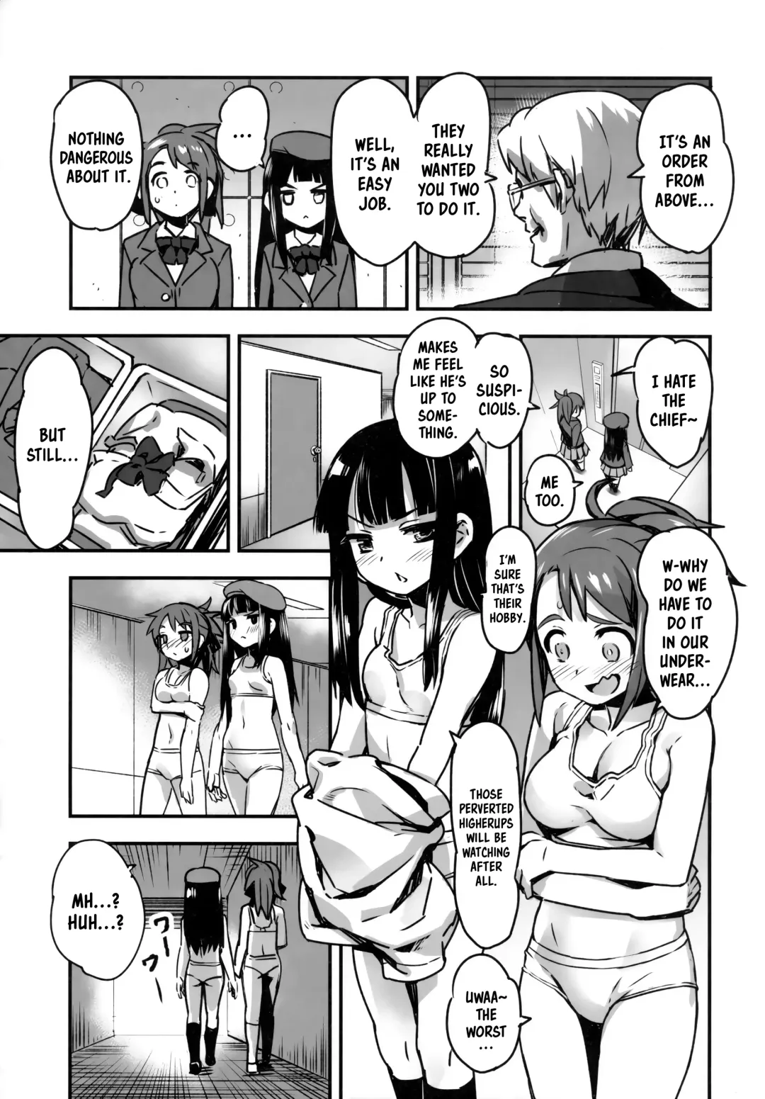 [Nanashi] Hadakahime Honoka San Kyodai Osubuta vs Chounouryoku Shoujo! Fhentai - Page 9