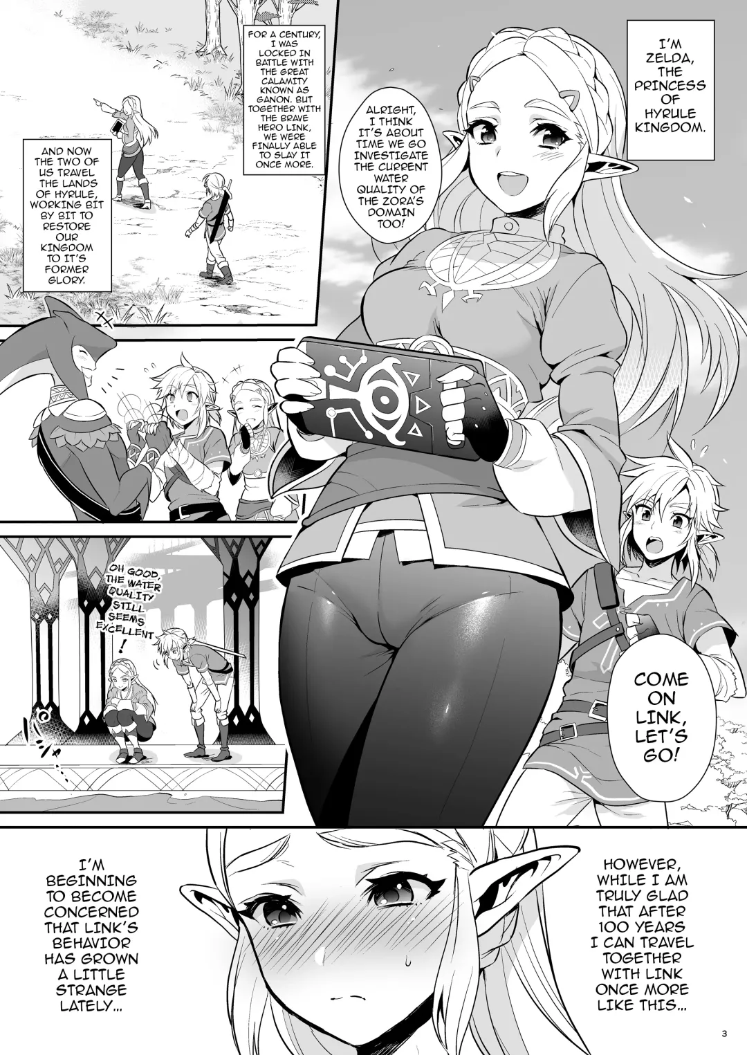 [Morikoke] Hyrule Hanei no Tame no Katsudou! | Activities for the Sake of Hyrule's Future! Fhentai - Page 4