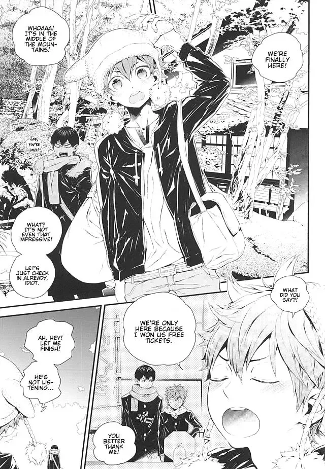 [Ooki Bonta] KageHi Onsen Yukemuri Ryojou | KageHina's Steamy Hotspring Trip Fhentai - Page 2