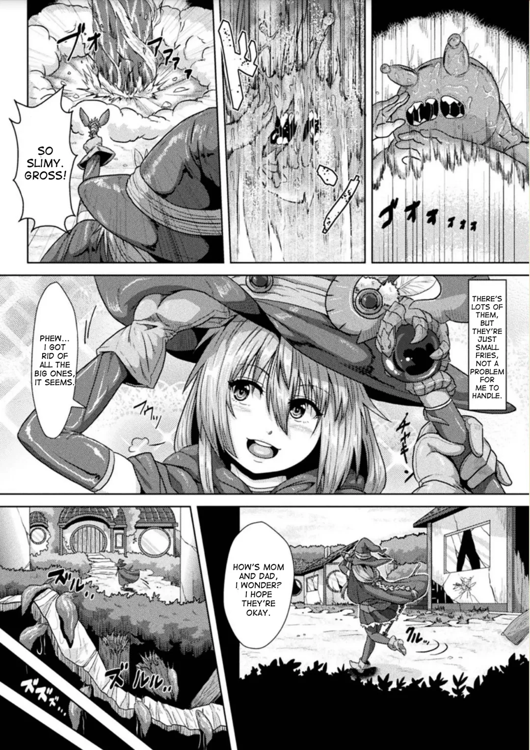 [Risei] Ochita Majo ~Namekuji o Umu Tame no Hanshoku Ana~ | Fallen Witch ~The Reproduction Hole Used For Breeding Slugs~ Fhentai - Page 2